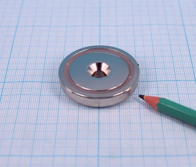 Неодимовый магнит шайба с отверстием КА-42